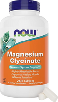 Magnesio Glicinato – NOW Foods | 240 Tabletas