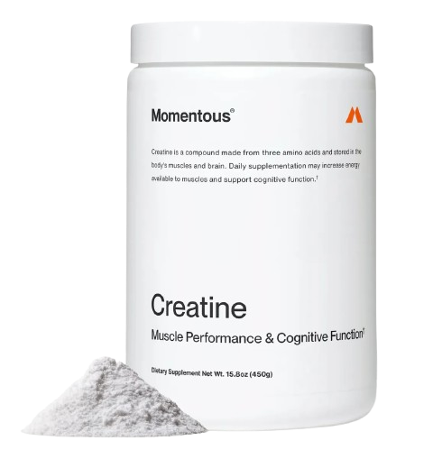 Creatina Momentous con Creapure® (450 g | 90 Servicios)