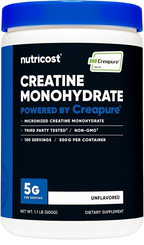 Creatina Monohidratada Creapure® – Nutricost 500 g
