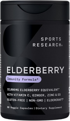 Saúco + Zinc, Vitamina C y D3 – Sports Research | Soporte Inmunológico