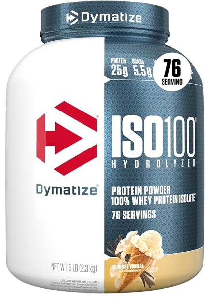 Dymatize ISO100 Whey Protein Isolate 5 lb – Vainilla