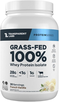 Proteína Whey Isolate Grass-Fed Transparent Labs 30 Porciones – Vainilla Francesa