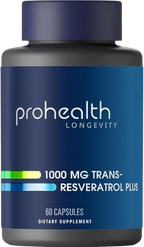 Trans-Resveratrol ProHealth | 1000 mg | 60 Cápsulas