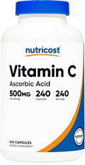 Vitamina C Nutricost 500 mg | 240 Cápsulas