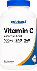 Vitamina C Nutricost 500 mg | 240 Cápsulas