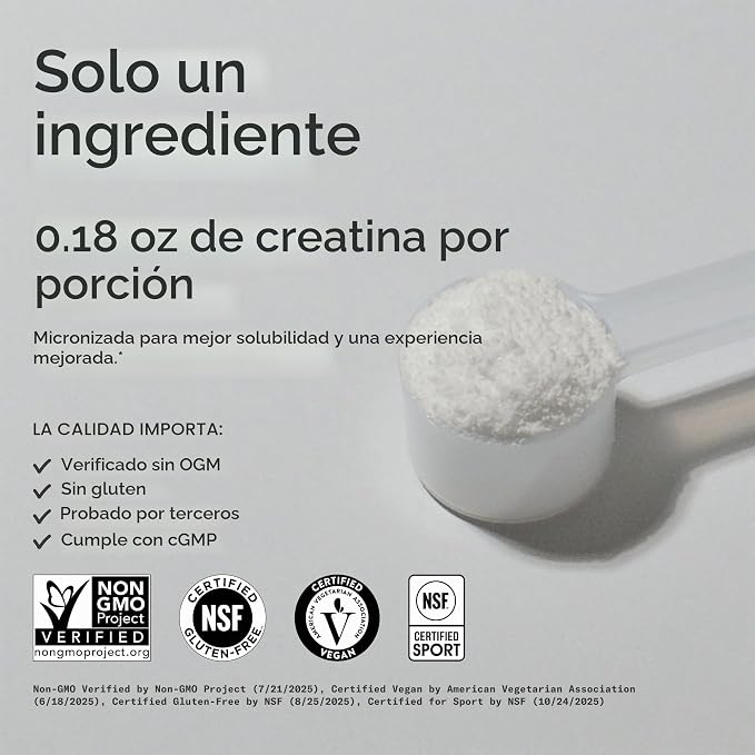 Creatina Monohidratada Creapure® – Sports Research | 450 g