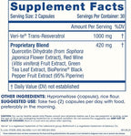 Trans-Resveratrol ProHealth | 1000 mg | 60 Cápsulas