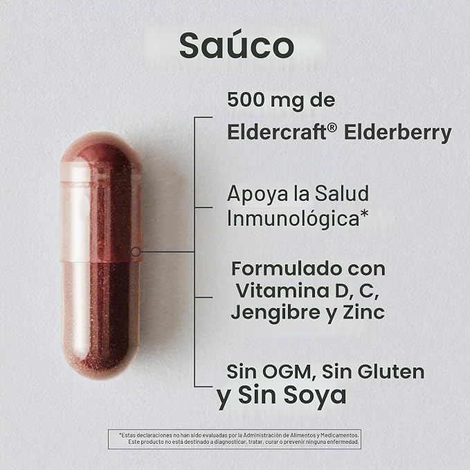 Saúco + Zinc, Vitamina C y D3 – Sports Research | Soporte Inmunológico