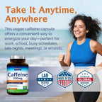 Cafeína Anhidra Innate Vitality | 200 mg | 120 Cápsulas