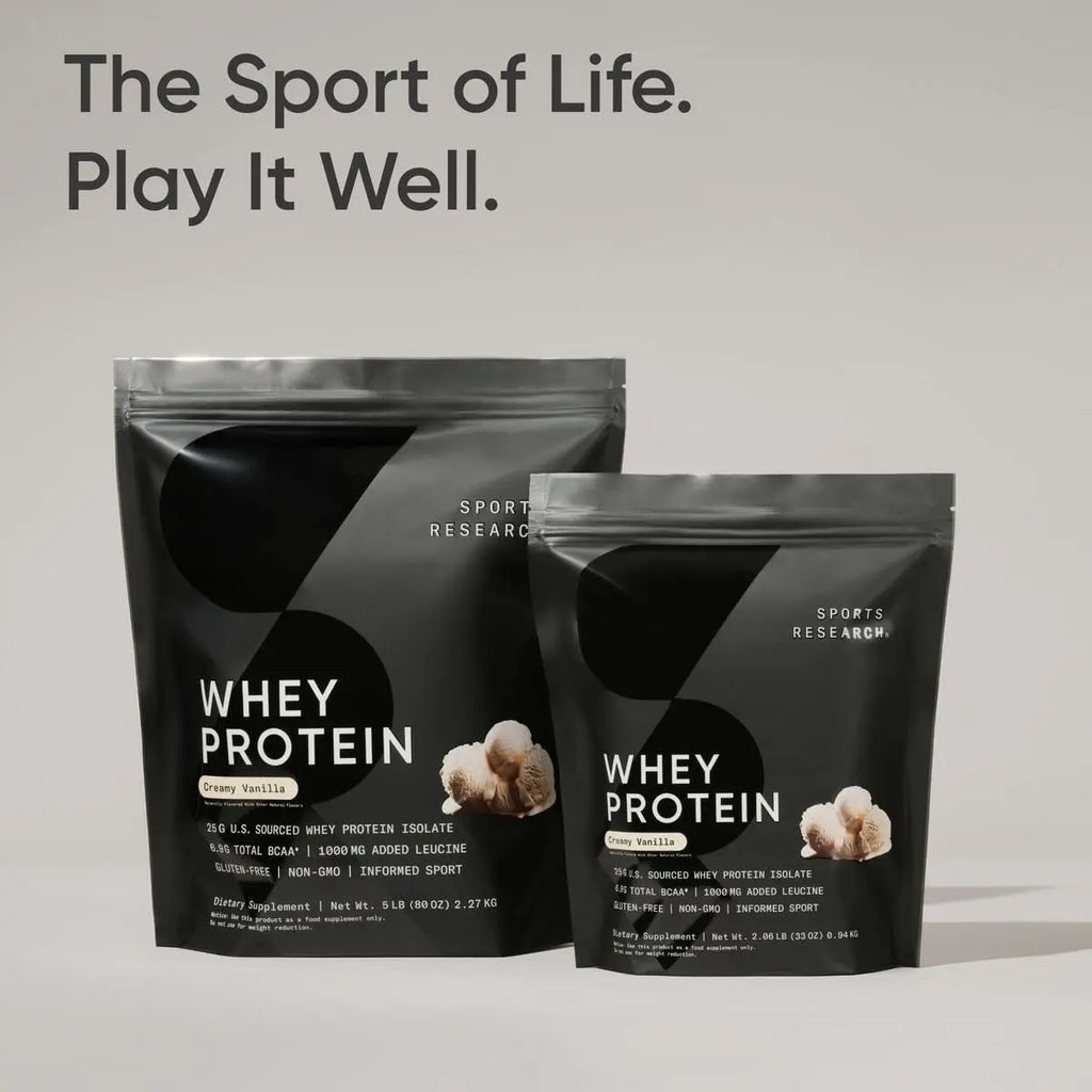 Proteína Whey Isolate Premium – Sports Research 5 lb (Vainilla)