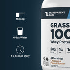 Proteína Whey Isolate Grass-Fed Transparent Labs 30 Porciones – Vainilla Francesa