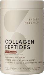 Colágeno Hidrolizado Sports Research Chocolate Negro | 640 g | 40 Porciones