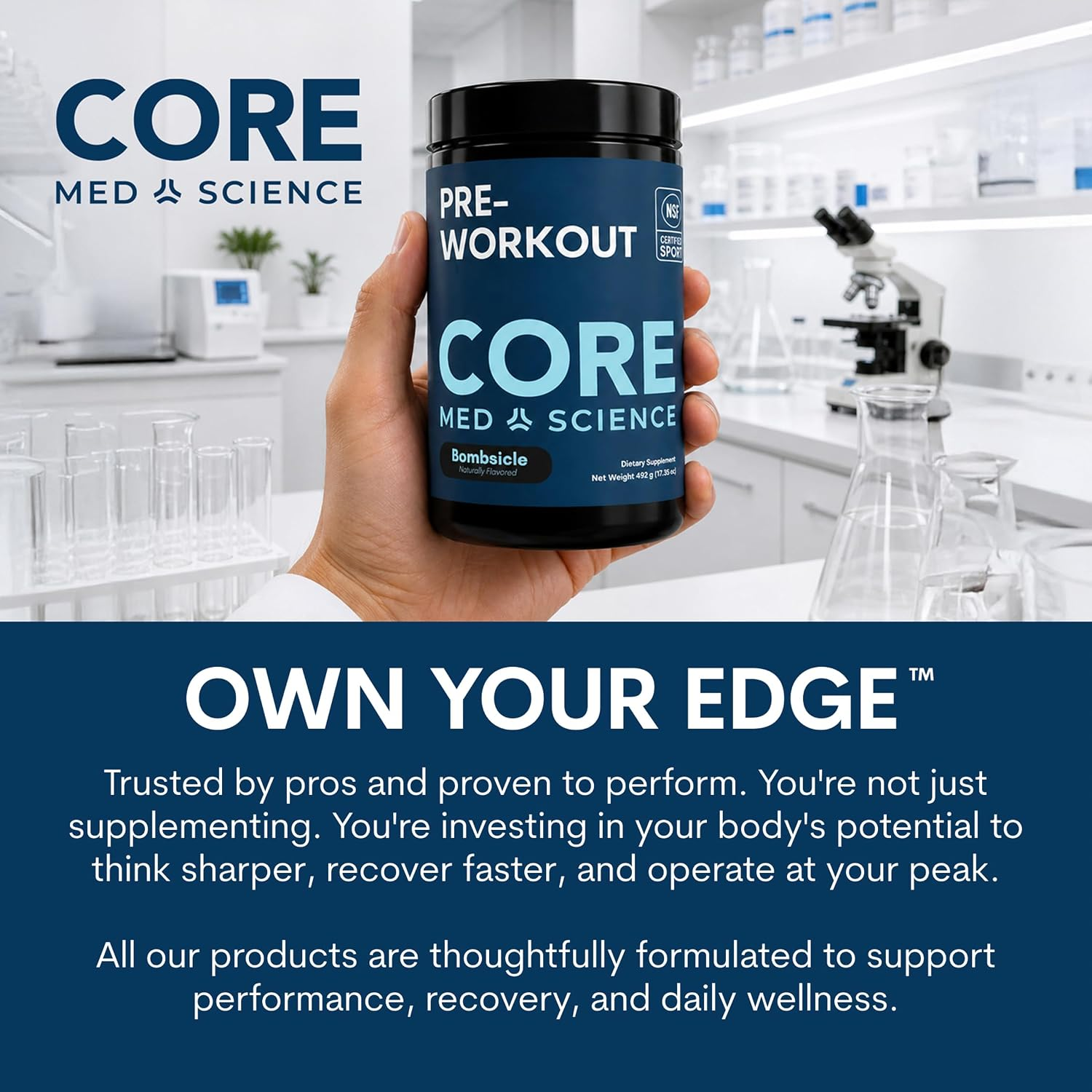 Core Med Science KSM-66 Ashwagandha – 600 mg, 60 Cápsulas
