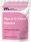 Micro Ingredients Myo-Inositol + D-Chiro Inositol 40:1 – 221 Porciones