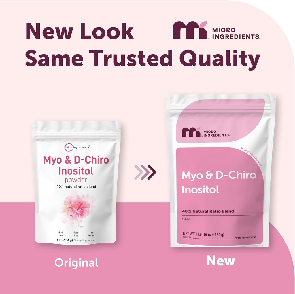 Micro Ingredients Myo-Inositol + D-Chiro Inositol 40:1 – 221 Porciones