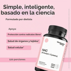 Wholesome Story NAC 600 mg – N-Acetil L-Cisteína, 120 Cápsulas Veganas