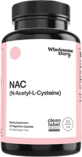 Wholesome Story NAC 600 mg – N-Acetil L-Cisteína, 120 Cápsulas Veganas