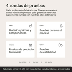 Thorne Advanced Iron Complex – 36 mg de Hierro, Vitaminas B y C, 60 Cápsulas
