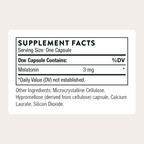 THORNE Melaton-3 3 mg – Melatonina 60 Cápsulas