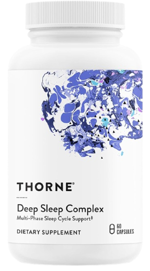 THORNE Complejo de Sueño Profundo – L-Teanina, Manzanilla y Maizinol, 60 Cápsulas