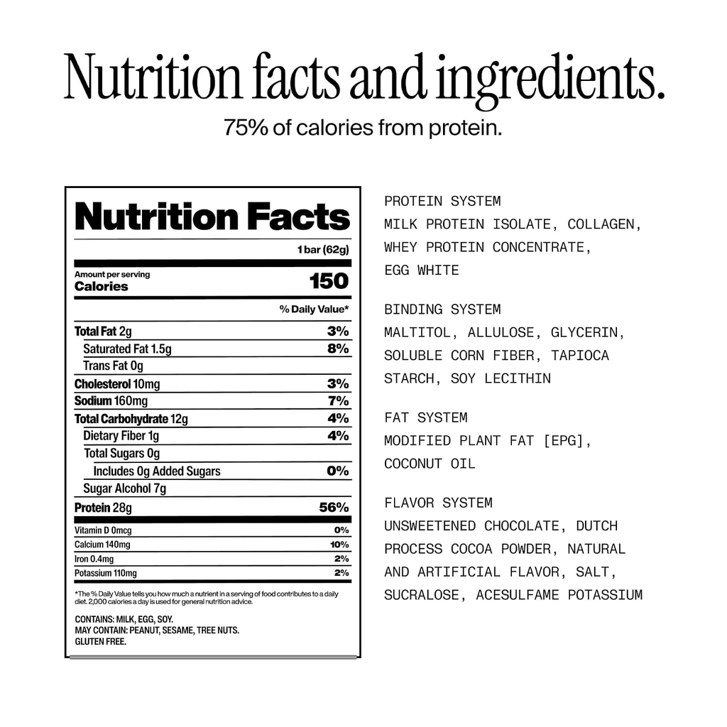 David Barras de Proteína 28 g – Sin Azúcar, Sin Gluten | 12 Unidades