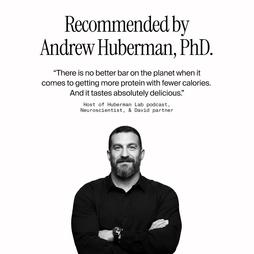 David Barras de Proteína 28 g – Sin Azúcar, Sin Gluten | 12 Unidades