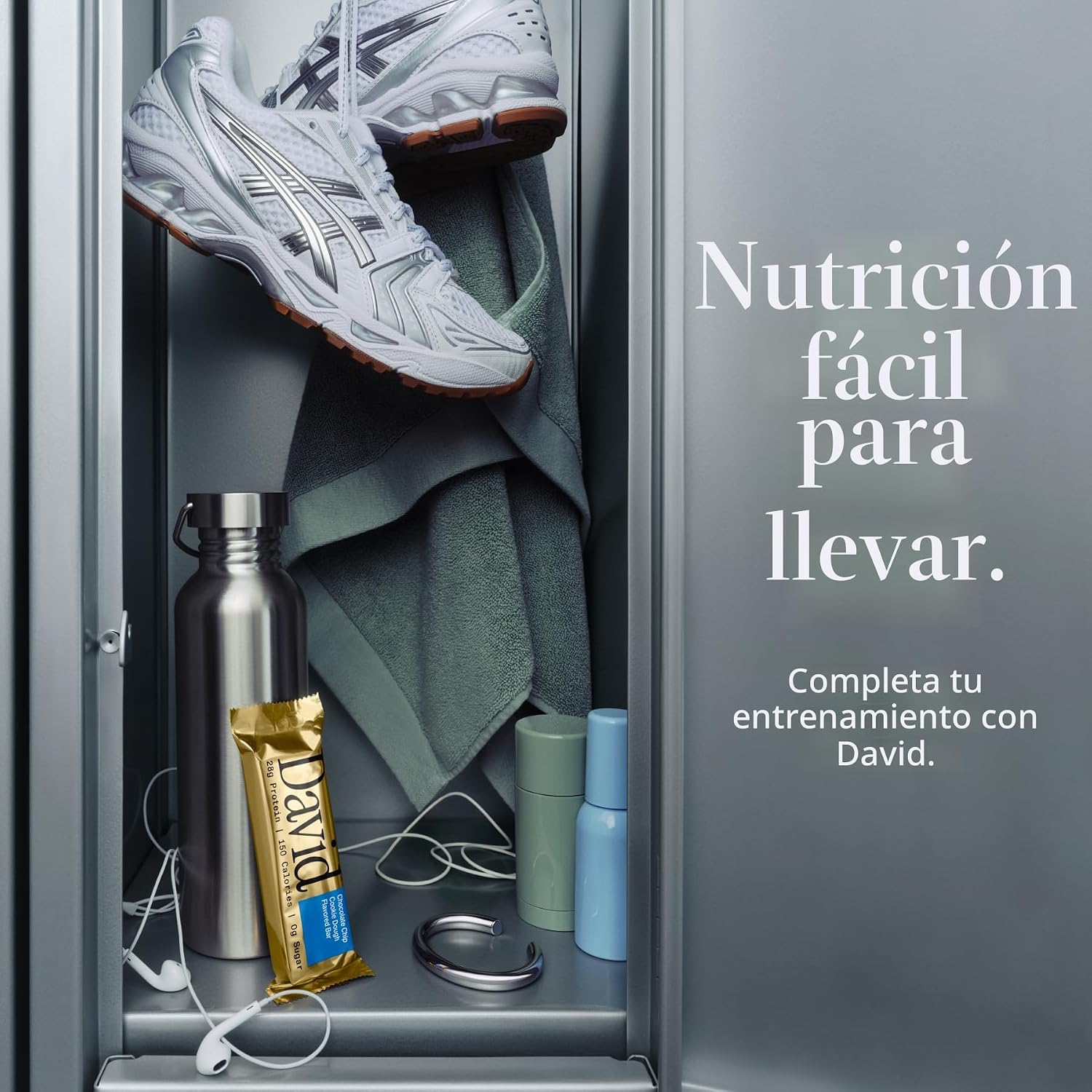 David Barras de Proteína 28 g – Sin Azúcar, Sin Gluten | 12 Unidades