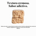 David Barras de Proteína 28 g – Sin Azúcar, Sin Gluten | Rollo de Canela | 12 Unidades