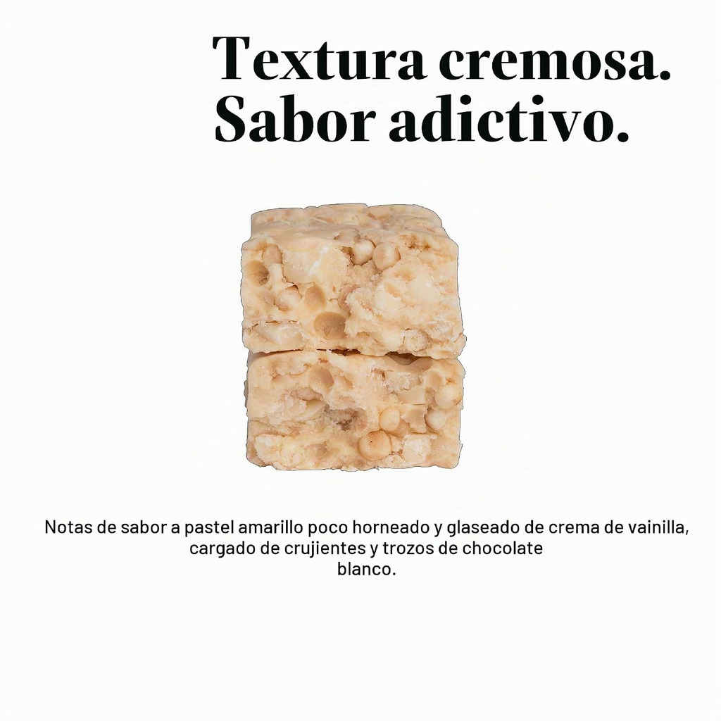 David Barras de Proteína 28 g – Sin Azúcar, Sin Gluten | Masa de Pastel | 12 Unidades