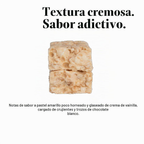 David Barras de Proteína 28 g – Sin Azúcar, Sin Gluten | Masa de Pastel | 12 Unidades