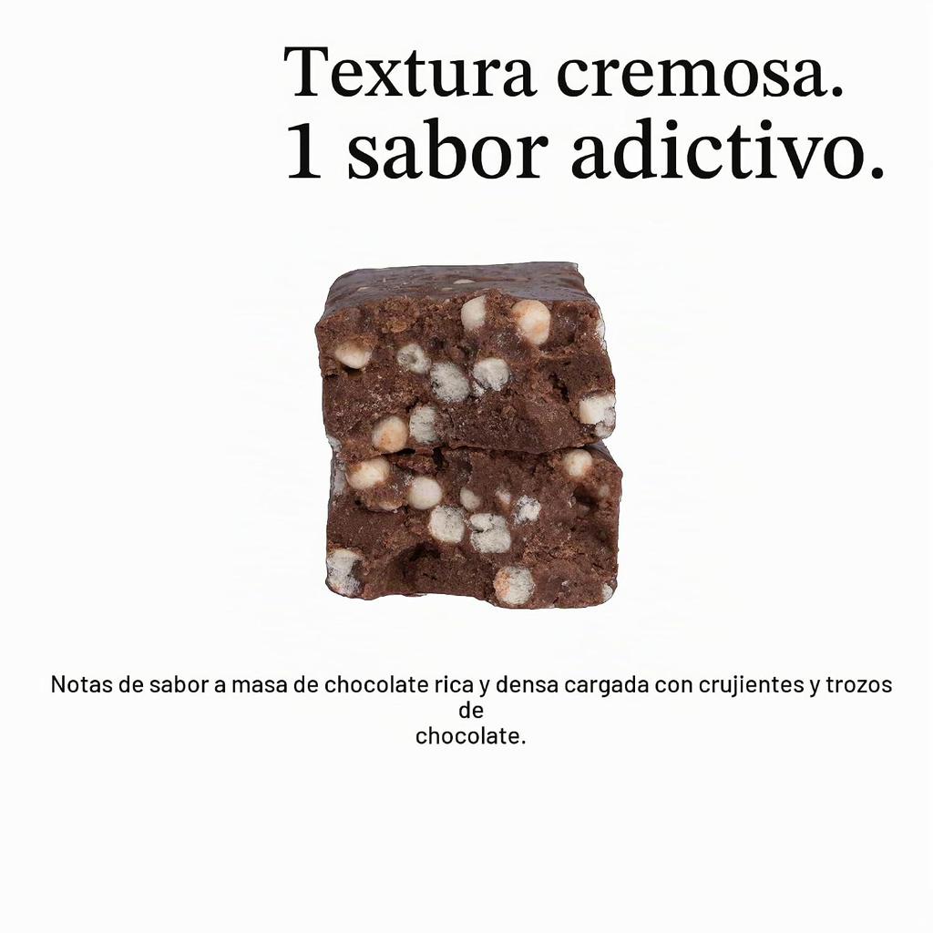 David – Barra de Proteína Sin Azúcar, Brownie Fudge | 28 g de Proteína | Pack x 12