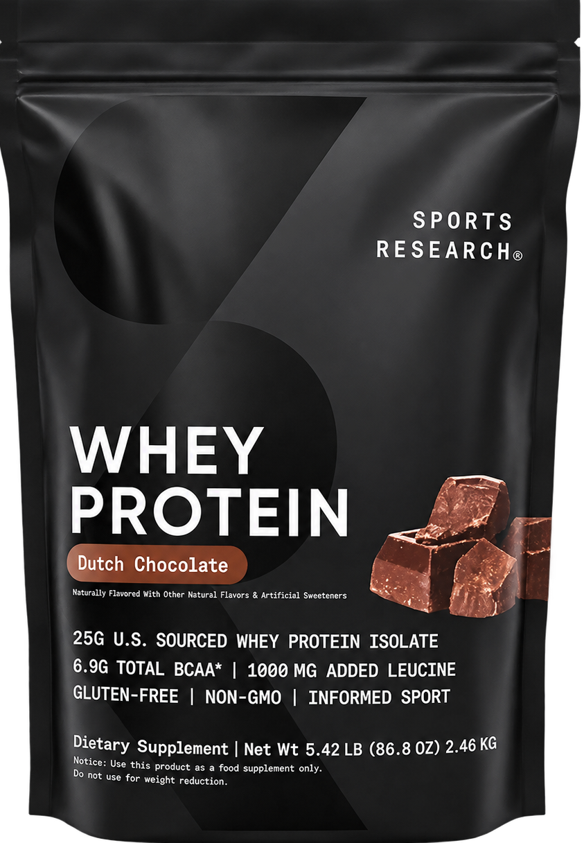 Proteína Whey Isolate Sports Research 5 lb – 60 Porciones