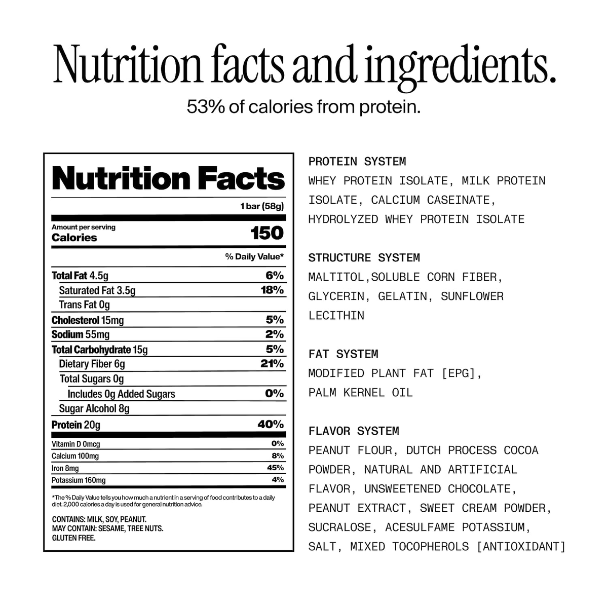 David Protein Bar – Mantequilla de Maní y Chocolate Crunch | 20 g de Proteína | 0 g de Azúcar