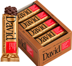 David Protein Bar – Mantequilla de Maní y Chocolate Crunch | 20 g de Proteína | 0 g de Azúcar