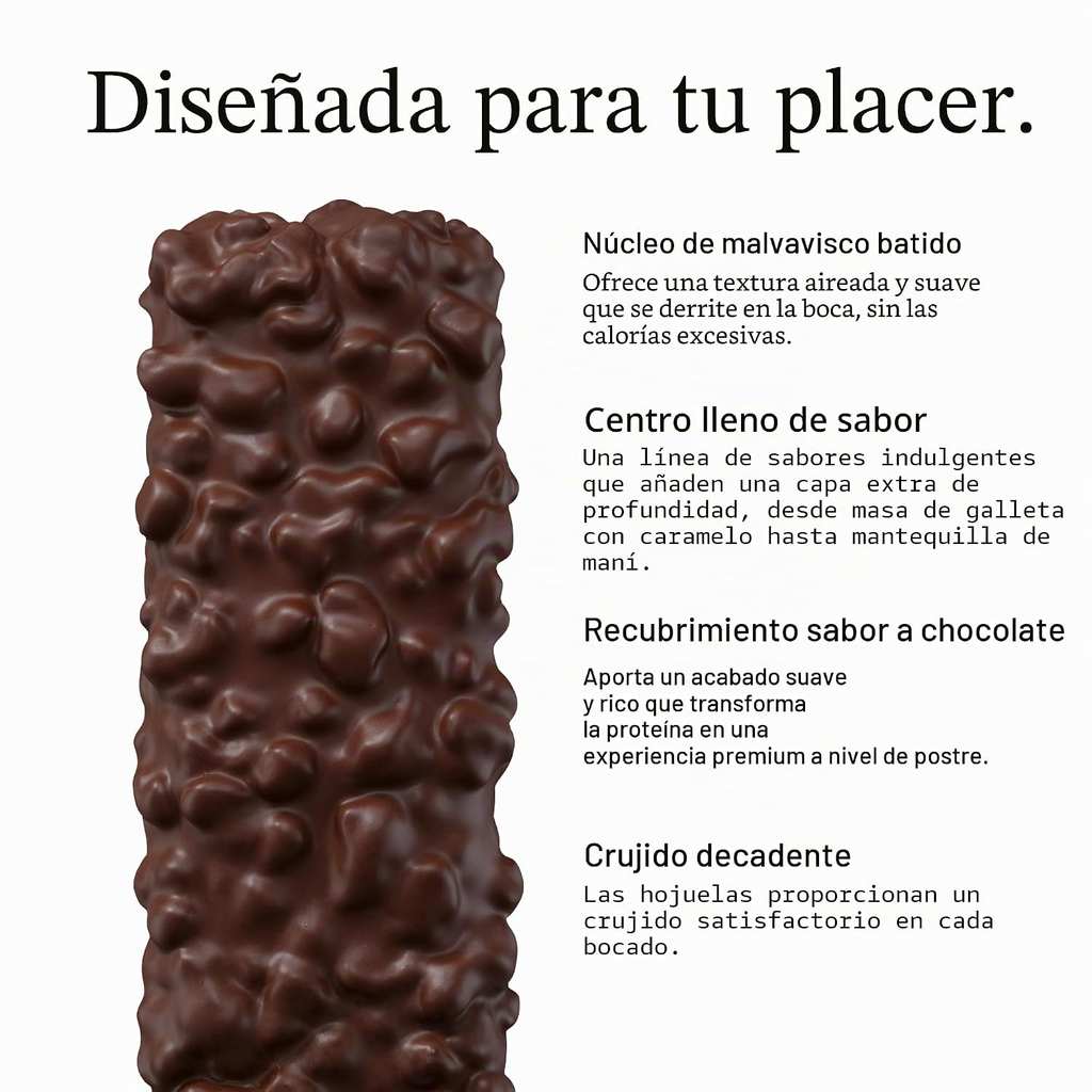 David Protein Bar – Mantequilla de Maní y Chocolate Crunch | 20 g de Proteína | 0 g de Azúcar